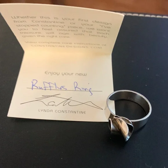 RETIRED - Constantine Design “Ruffles” Ring - Picture 4 of 5